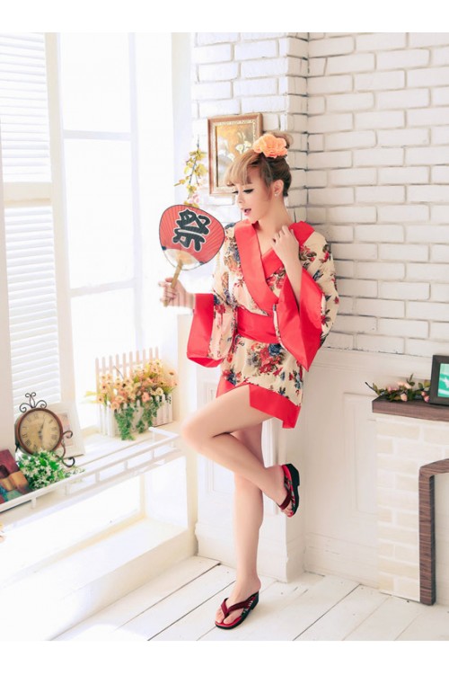 Japanese Kimono Style Gown